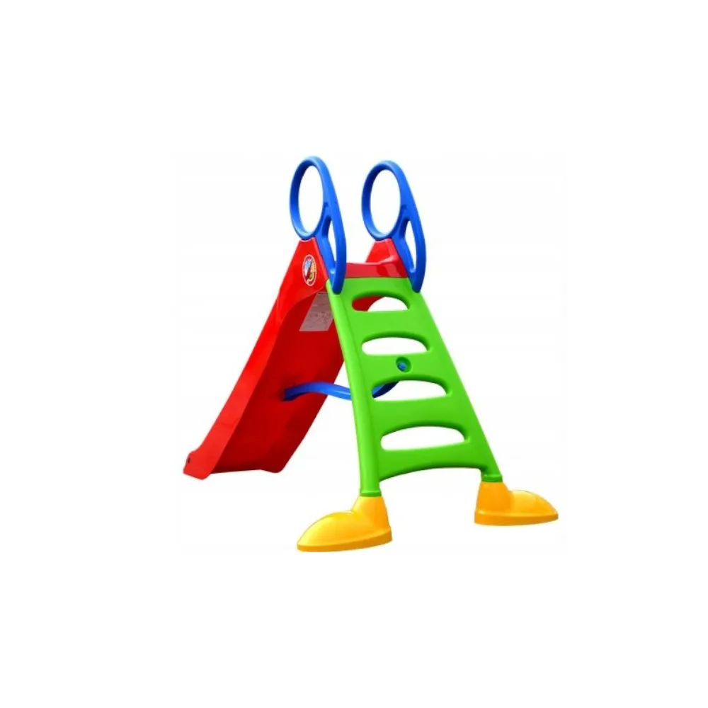 Solidna zjeżdżalnia dziecięca o dużym ślizgu do zabawy na dworze