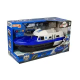 Zabawka edukacyjna łódź policyjna z pojazdami i efektami specjalnymi