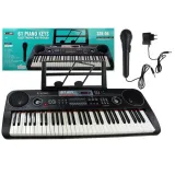 Keyboard Organy 328-06 z mikrofonem i zasilaczem – widok z góry