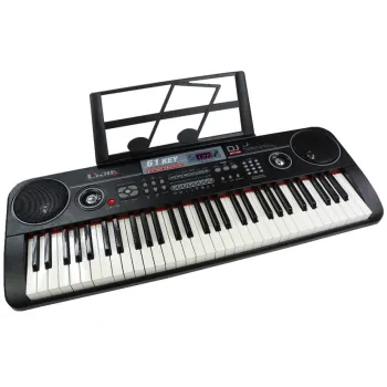 Keyboard Organy 328-06 Mikrofon Zasilacz Czarny