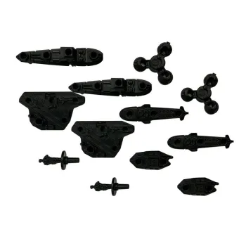 Zbliżenie na planszę do gry Bitwa Morska w trakcie gry