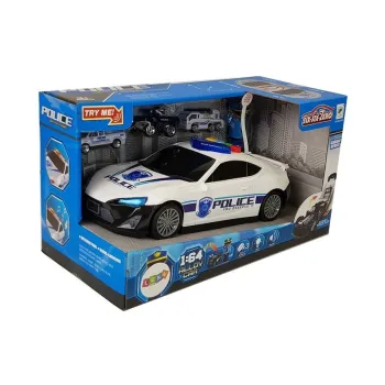 Zabawka policyjna 2w1 na baterie dla kreatywnej i edukacyjnej zabawy