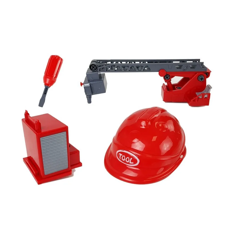 wymienne podnośniki i drabina do montażu wozu strażackiego