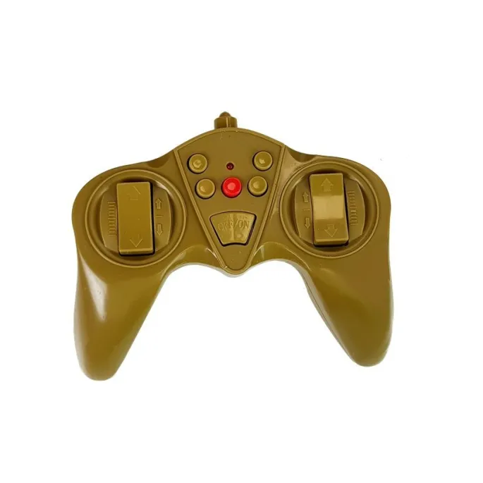 Zestaw: czołg RC, żołnierzyk, wieża strzelnicza oraz komplet akcesoriów