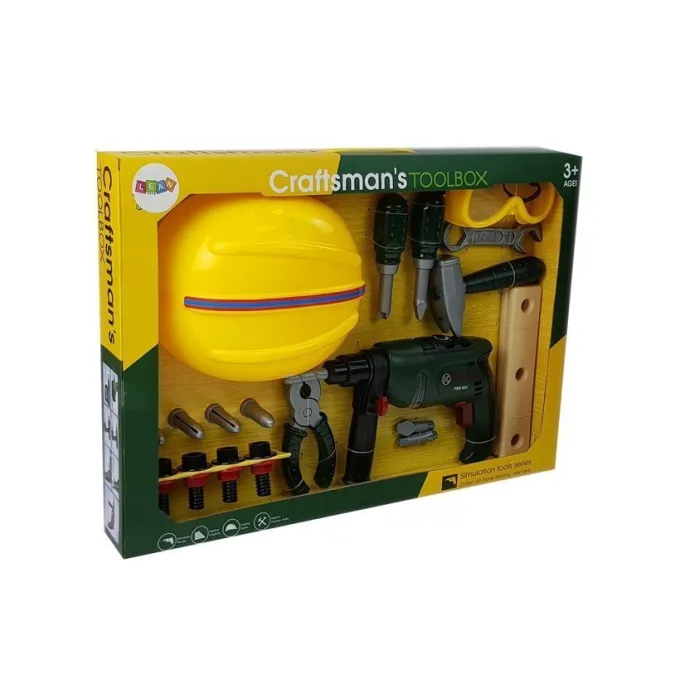 Komplet akcesoriów do kreatywnej zabawy dla dzieci lubiących majsterkowanie