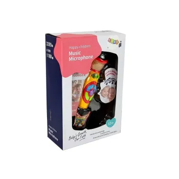Mikrofon do śpiewu i nagrywania piosenek dla maluchów, fotografia produktowa