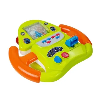 Zabawka lotnicza z ruchomym obrazem miasta i realistycznymi przyciskami