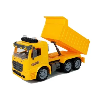 Wywrotka z napędem frykcyjnym i światłami – zabawka edukacyjna