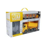 Fotoradar, sygnalizator i żółta wywrotka – kompletny zestaw budowlany dla dzieci