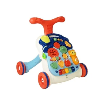 Interaktywny Pchacz Chodzik Stoliczek Panel Świeci Gra Telefon