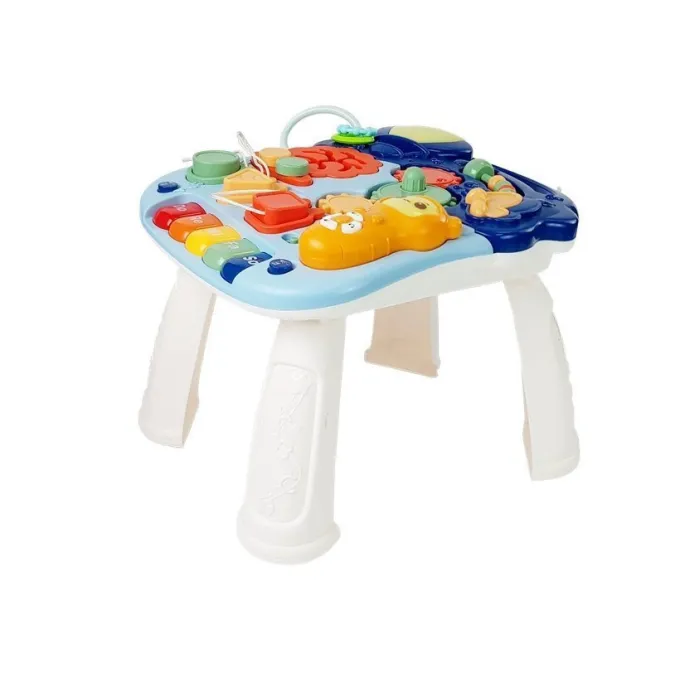 Panel interaktywny chodzika z obrotowymi zębatkami i telefonem