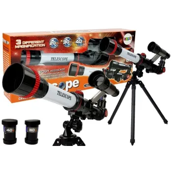 Teleskop edukacyjny dla dzieci z zestawem do obserwacji nieba