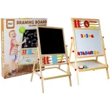 Tablica Drewniana Kredowa Liczydło Zegar Liczby na Magnes