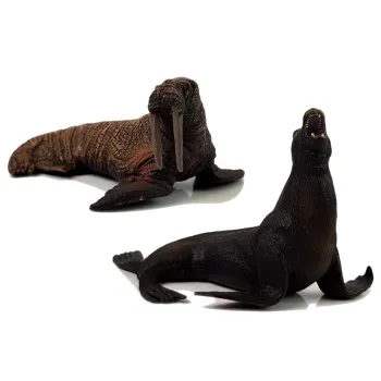 Duże figurki morskich zwierząt wykonane z bezpiecznych materiałów