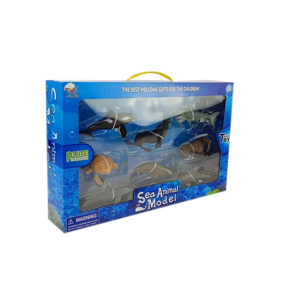 Ozdobne opakowanie z panoramicznym motywem morskim do kolekcjonowania