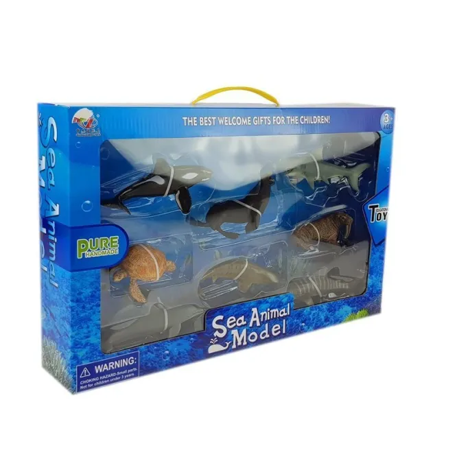 Ozdobne opakowanie z panoramicznym motywem morskim do kolekcjonowania