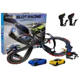 Ogromny tor wyścigowy z dwiema pętlami i dwoma autkami w skali 1:43