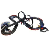 Zestaw tor wyścigowy 1020 cm z pilotami i świecącymi światłami autek