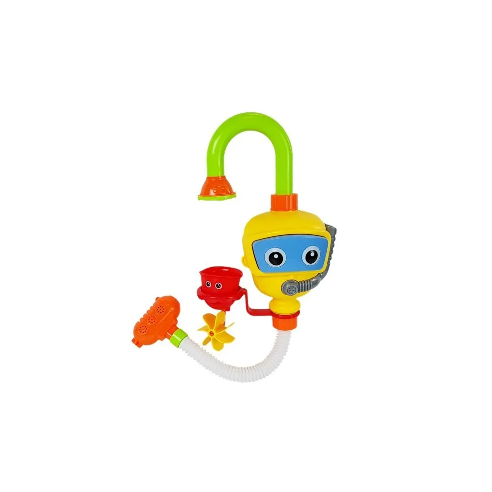 Zabawka do kąpieli wodospad dla niemowląt z kolorowym młynkiem