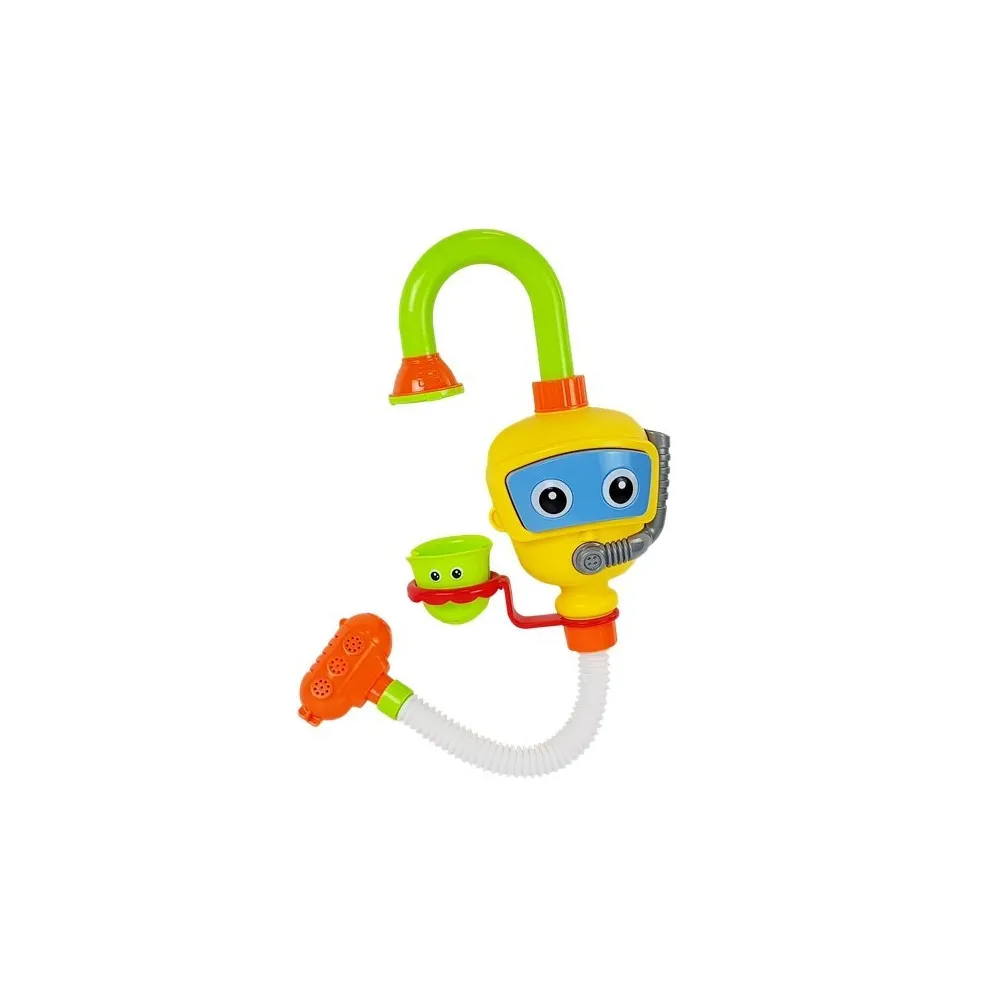 Elementy robota nurka do kąpieli z przyssawkami na płytkach łazienki