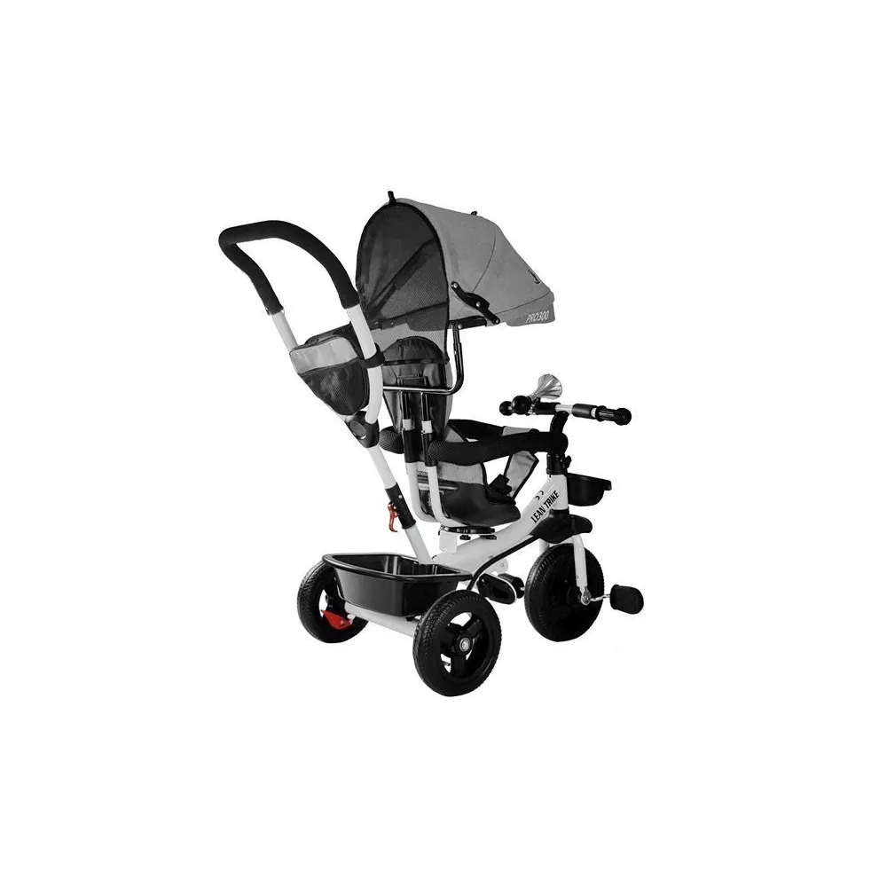 Rower trójkołowy PRO300 z pojemnym koszem na zabawki i akcesoria