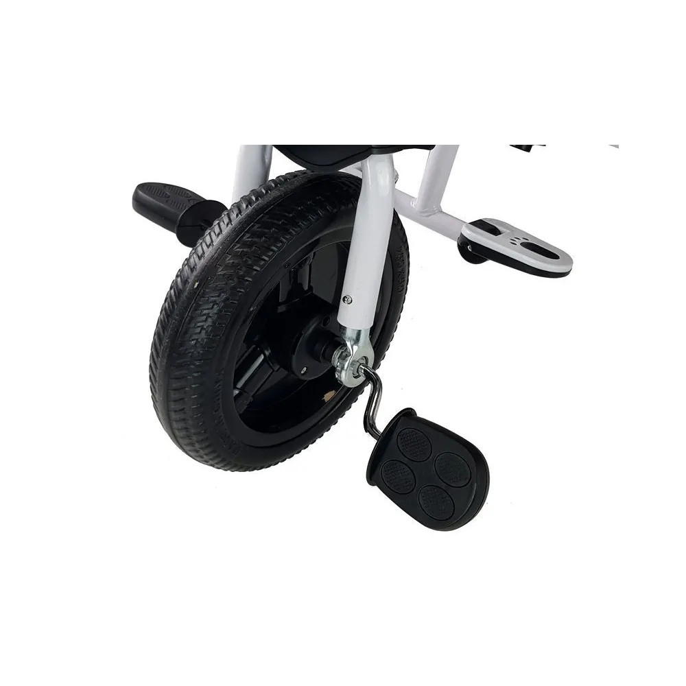 Wielofunkcyjny trójkołowiec PRO300 szary z miękką piankową barierką