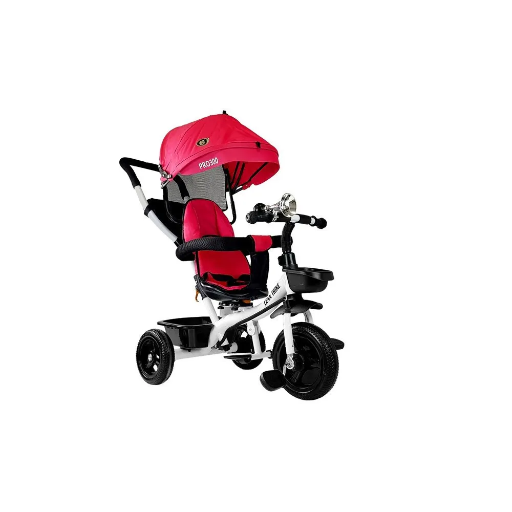Rowerek PRO300 z prowadnikiem i baldachimem UV na zewnątrz