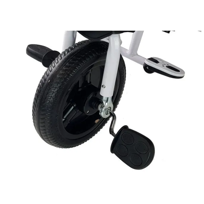 Rowerek trójkołowy PRO300 fioletowy z obrotowym siedziskiem dla dziecka