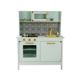 Dziecięca kuchnia z nowoczesnym designem oraz ruchomymi pokrętłami