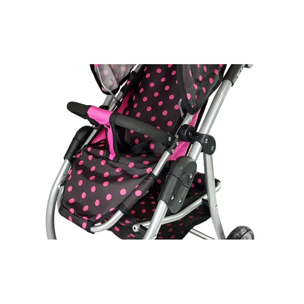 Gondola z uchwytem oraz materac dla ulubionych lalek dziewczynek