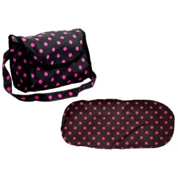 Wózek zabawkowy z certyfikatem CE w czarno-różowym kolorze