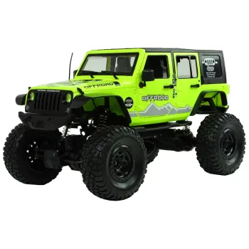 Auto Terenowe Rock Crawler 2.4 GHz Zielone Amortyzatory 4x4