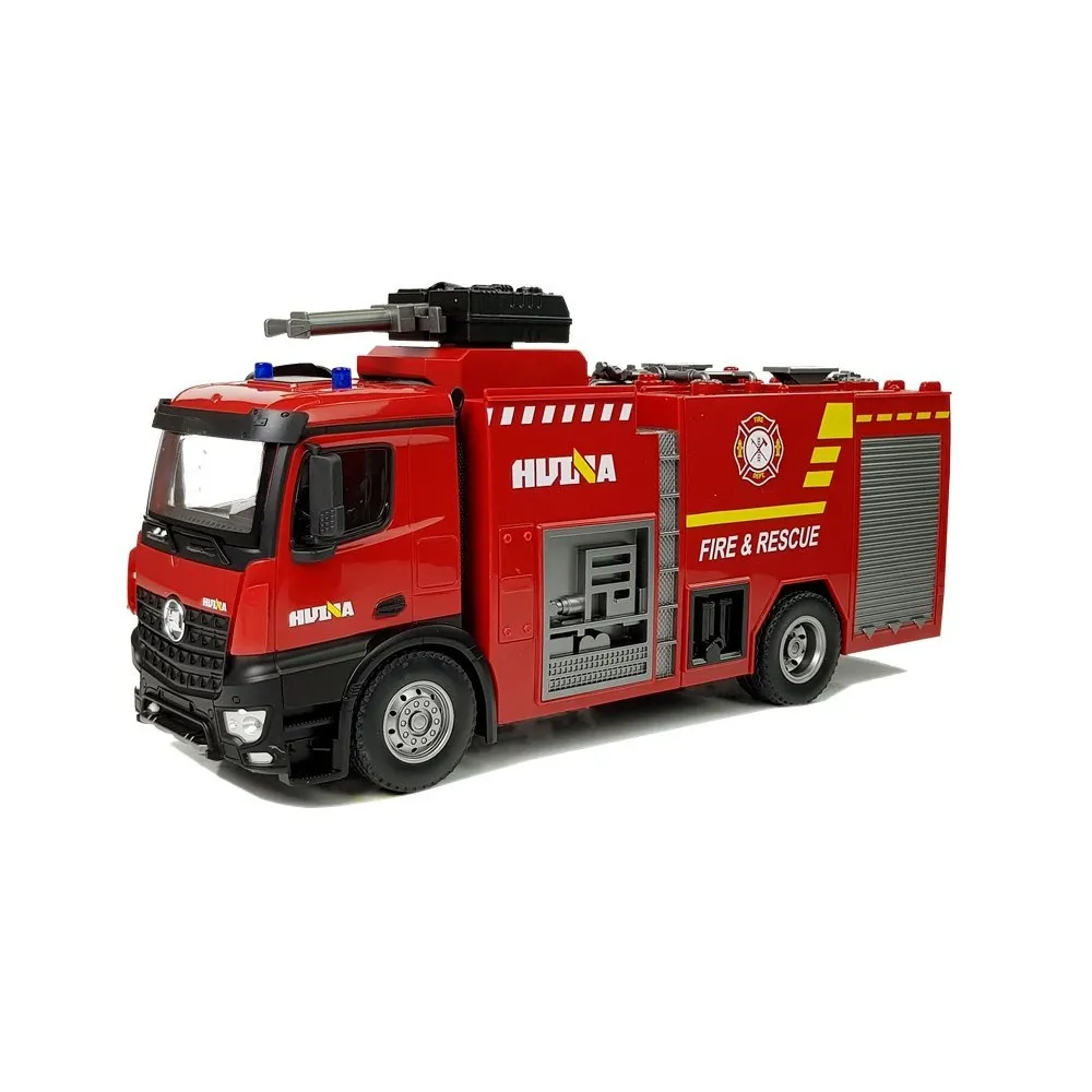Model wozu strażackiego RC 1:14 z pilotem, czerwony, dla dzieci od 8 lat