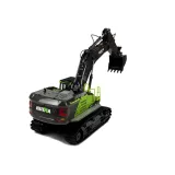 Koparka RC HuiNa 1593 jadąca po piasku