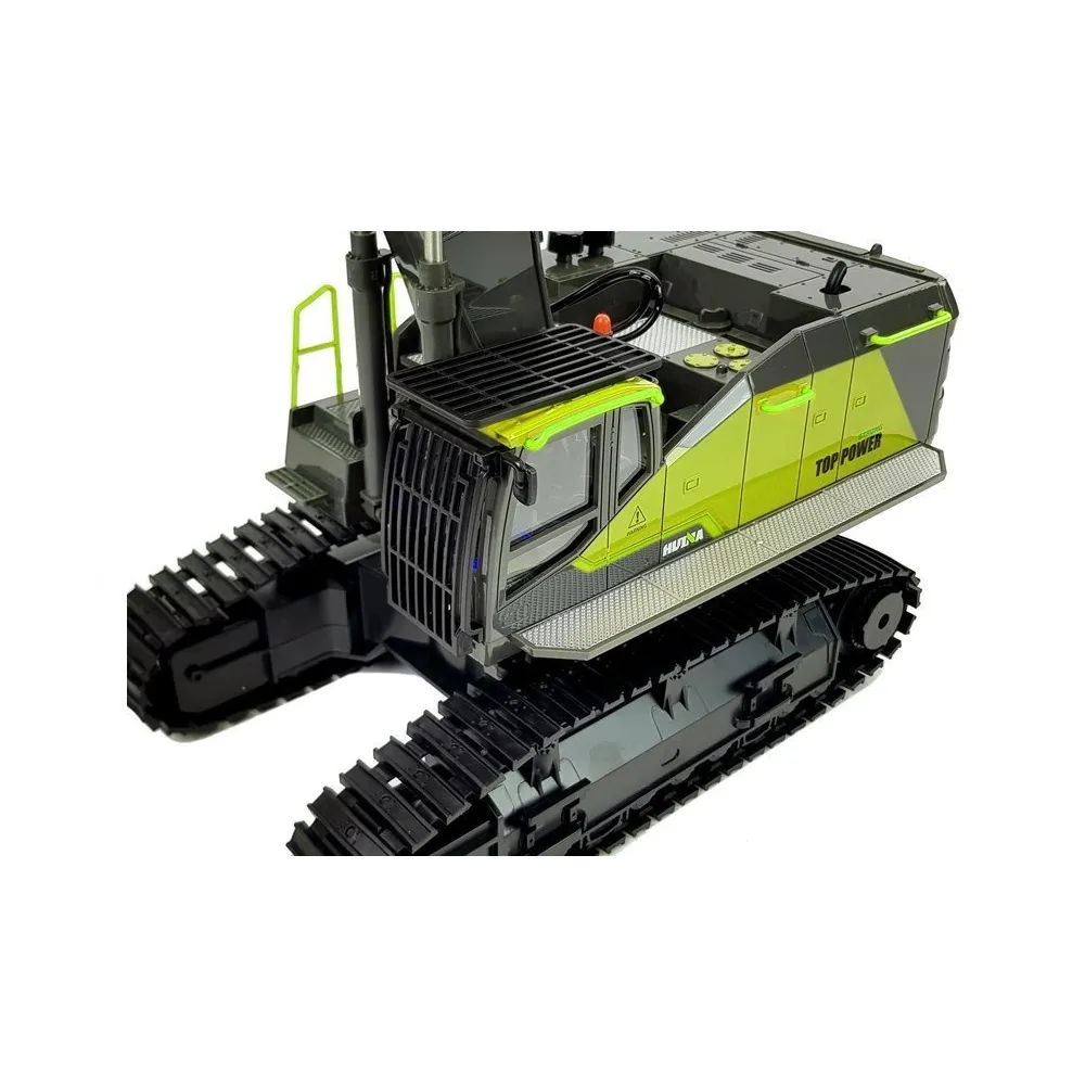 Zbliżenie na gąsienicowy napęd koparki HuiNa 1593