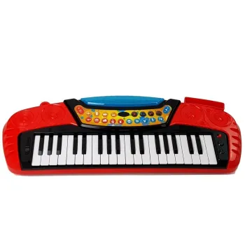 Interaktywny instrument muzyczny dla dzieci z wygodnym krzesełkiem