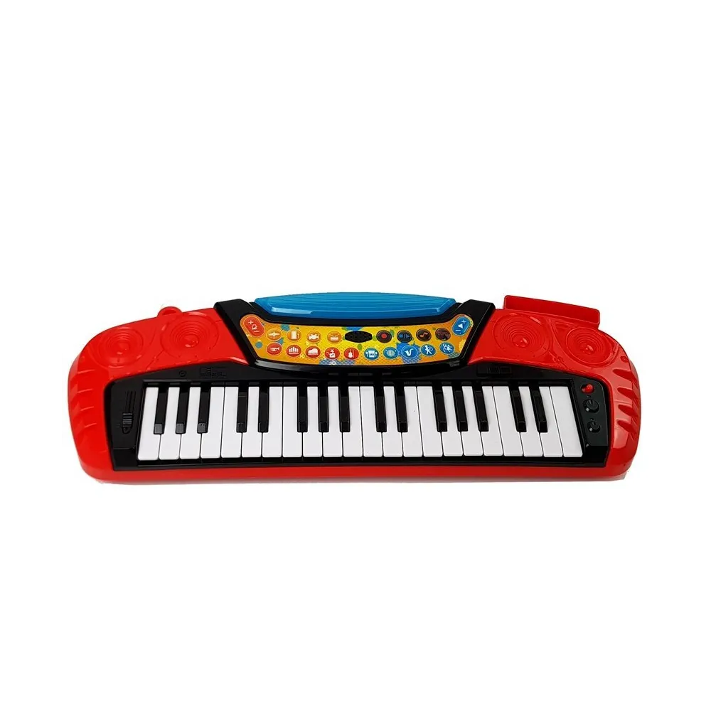 Interaktywny instrument muzyczny dla dzieci z wygodnym krzesełkiem