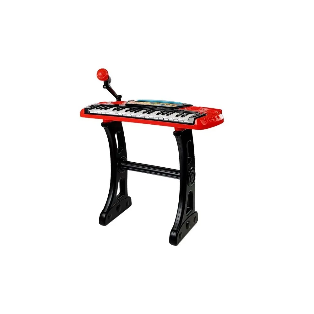 Keyboard 37 klawiszy z czerwonym akcentem przeznaczony dla dzieci