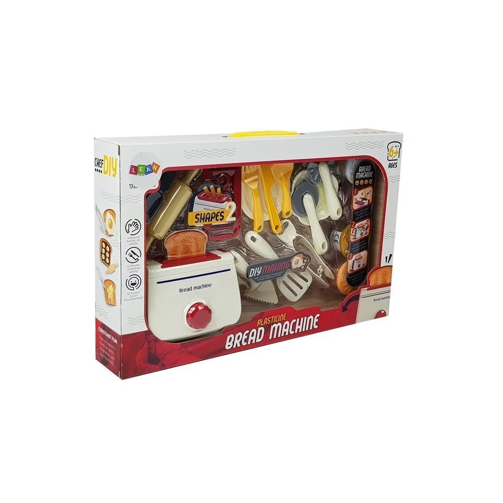 Idealny prezent – ciastolina, toster i dodatki w kolorowym kartoniku