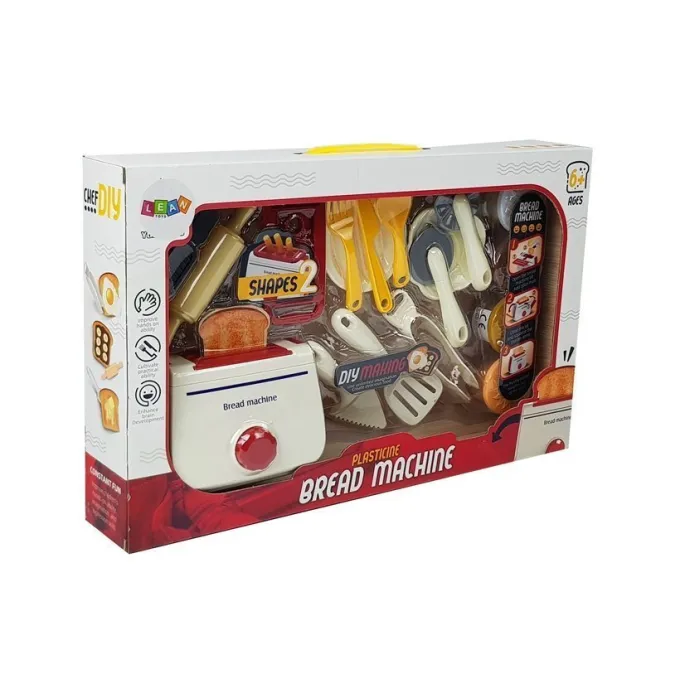 Idealny prezent – ciastolina, toster i dodatki w kolorowym kartoniku