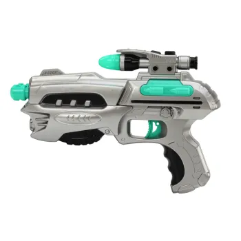 Kosmiczny pistolet na baterie oraz okulary dla małego wojownika