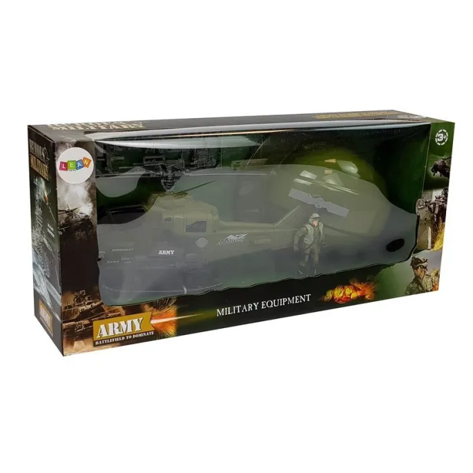 Opakowanie zestawu wojskowego z helikopterem i dodatkami dla dzieci