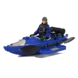 Widok całego zestawu policyjnego dla dzieci z akcesoriami