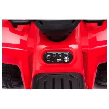 Quad na akumulator JS320 czerwony