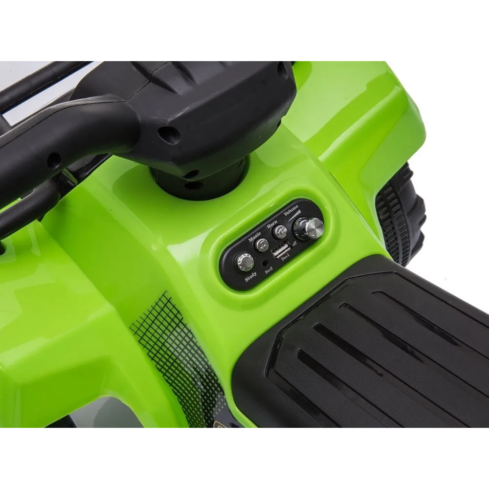 Quad na akumulator JS320 zielony