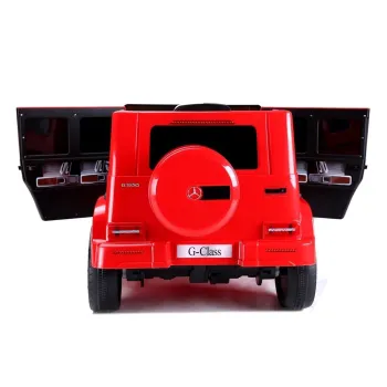 Samochód na akumulator Mercedes G500 czerwony