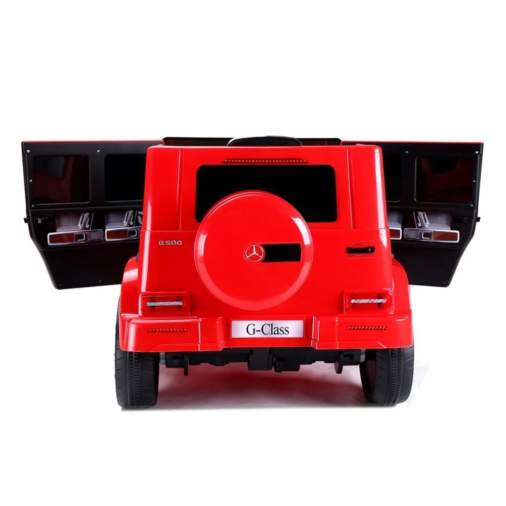 Samochód na akumulator Mercedes G500 czerwony