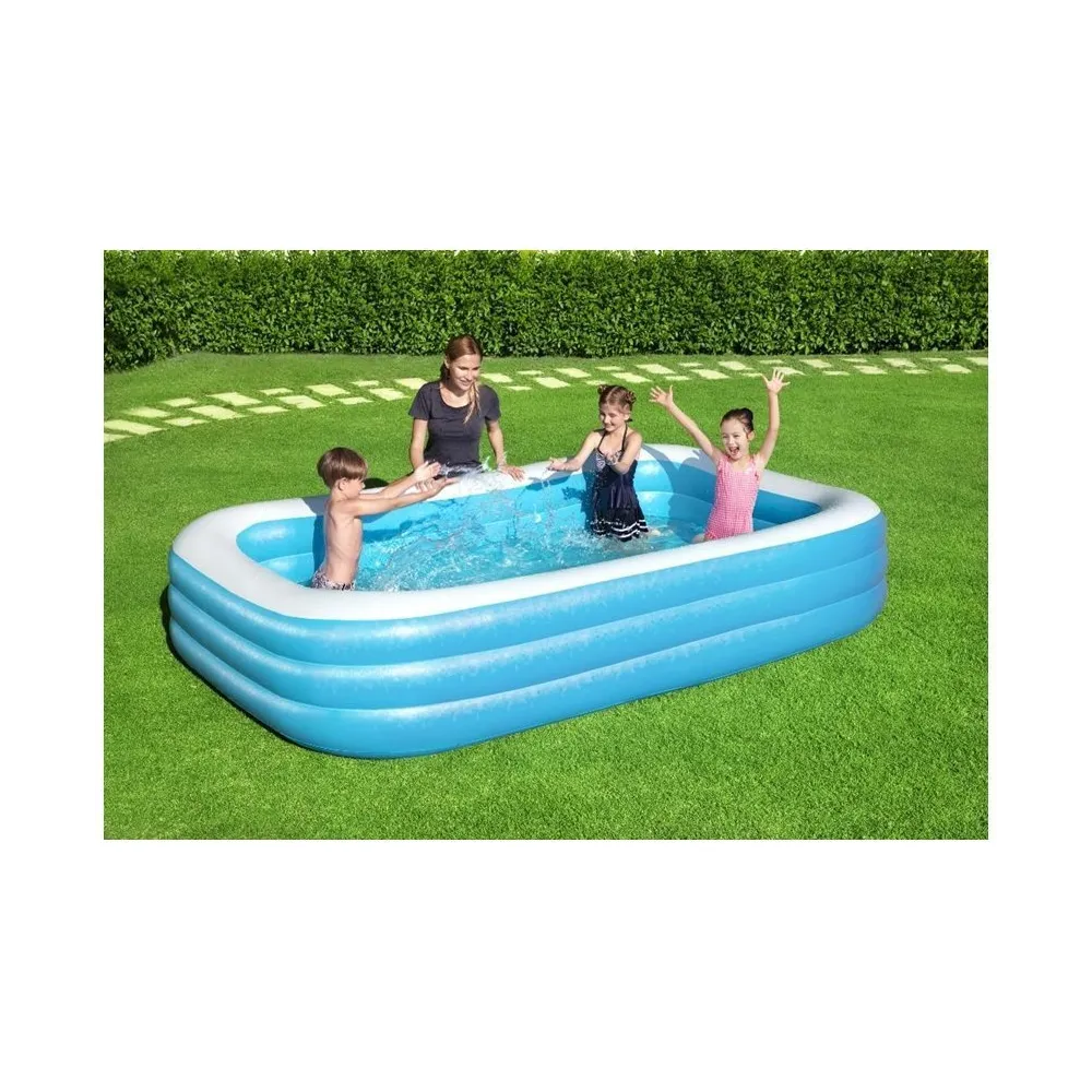 Miękkie, wytrzymałe ścianki basenu Bestway podczas użytkowania