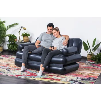 Wytrzymały materac PVC Bestway dwuosobowy