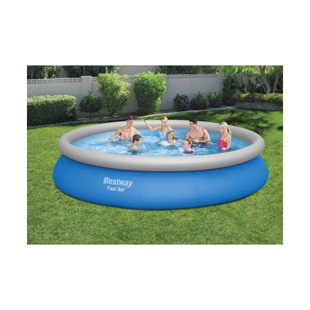 Wytrzymały basen ogrodowy Bestway 457x84 cm gotowy na upalne dni
